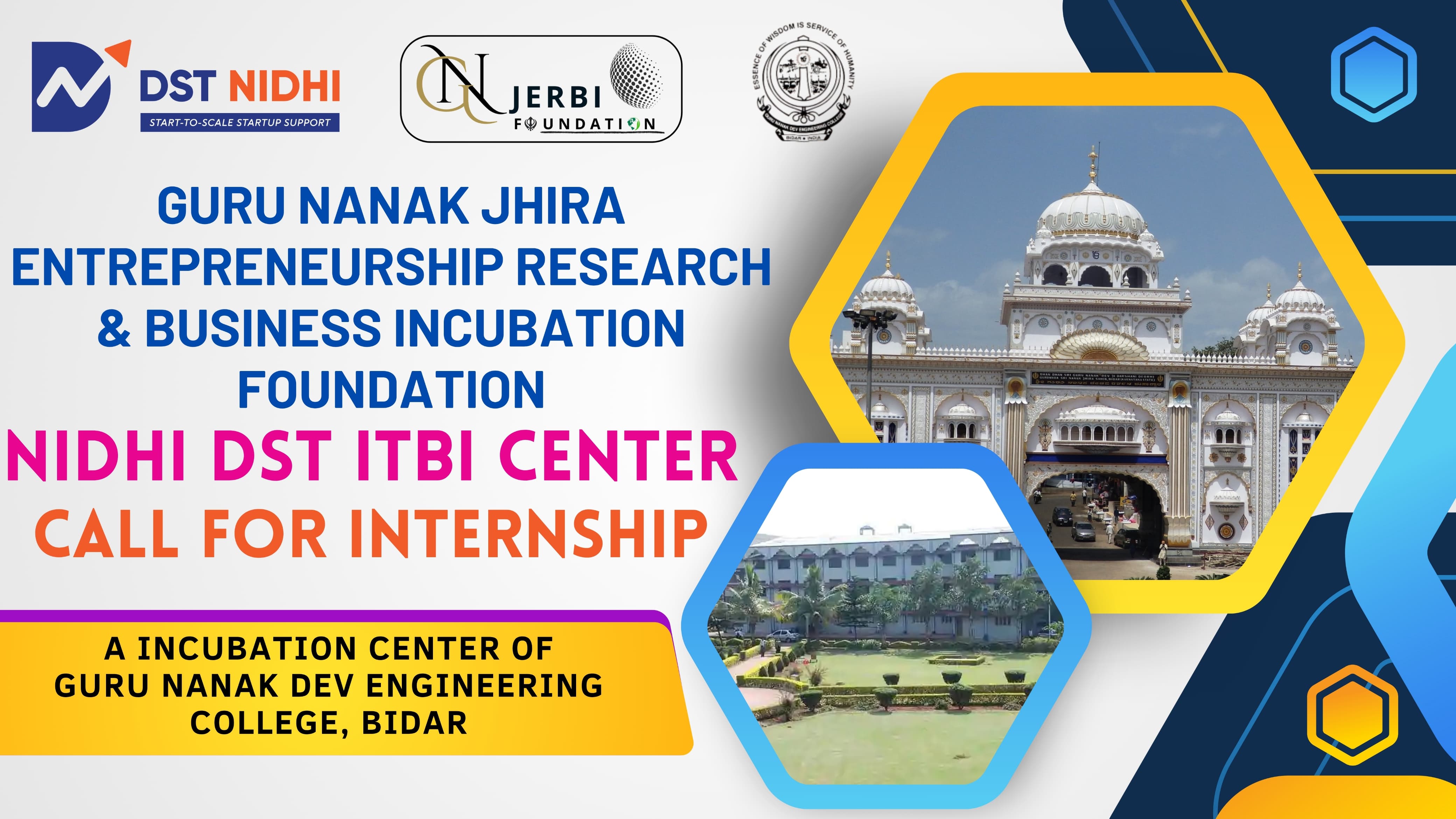 GN JERBI FOUNDATION NIDHI DST iTBI CENTER